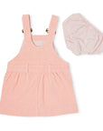 Old Rose Pink Corduroy Dress