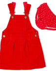 Red Corduroy Dress