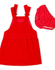 Red Corduroy Dress