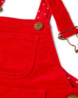 Red Corduroy Dress