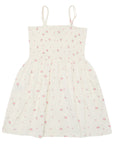 Let's Play Floral Jersey Dress - Cream