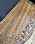 Antique Carved Oak Side Table Console Table Hall Table Drawer Desk Furniture
