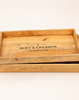 Moët & Chandon Wooden Serving Tray Set