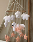 Handmade pink Swan