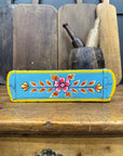 Blue Wooden Painted Brick Mould / Decorative Herb Planter / Storage Box Tray A