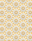 Luz yellow and white porcelain tile, premium arabesque pattern, anti-slip outdoor and indoor tile, luxury contemporary design by Maria Starling Design at brixbailey.com