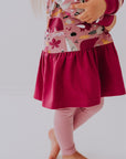 Girls' Elora Cotton Blend Dress - European Craftsmanship