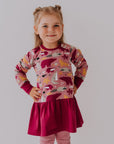 Girls' Elora Cotton Blend Dress - European Craftsmanship
