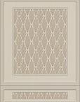 Ecclestone 3D Wood Panelling Wallpaper with Art Deco Pattern
