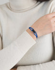 Carbon Regent Cord Bracelet