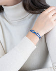 Silver Soho Diamond Cord Bracelet