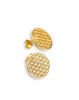 Flower of Life Silver Stud Earrings