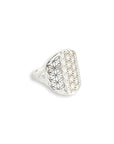 Flower of Life Statement Ring