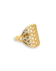 Flower of Life Statement Ring