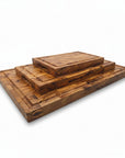 End Grain Olive Wood Cutting Board with Juice Groove