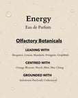 Energy Eau de Parfum | Enhance Endurance & Sharpen Clarity 100ml