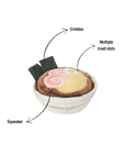 Ramen enrichment dog toy