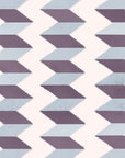 Escher Stripe - Ombre De Lune - Wallpaper