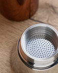 La Cafetière Polished Stainless Steel Copper Stovetop - 300 ml