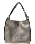 Bronze Metallic Leather Convertible Tote Backpack – Versatile & Chic by Sostter at www.brixbailey.com