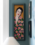 Etta Framed Embroidery Print