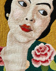 Etta Framed Embroidery Print
