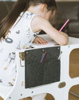 STEP'n'SIT® Convertible 2-in-1 Helper Tower/Table - White