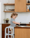 STEP'n'SIT® Convertible 2-in-1 Helper Tower/Table - Grey