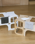 STEP'n'SIT® Convertible 2-in-1 Helper Tower/Table - White