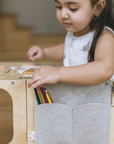 STEP'n'SIT® Convertible 2-in-1 Helper Tower/Table - Natural wood