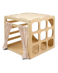 Climbing Play Cube with Wooden Window