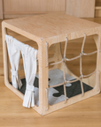 Climbing Play Cube with Rope Window