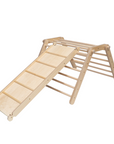 Adjustable Climbing Frame with Ramp for Kids