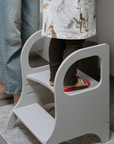 MIIMO® Adjustable Height Step Stool - Black