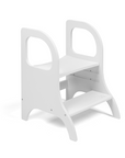 MIIMO® Adjustable Height Step Stool - White
