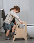 MIIMO® Adjustable Height Step Stool - White
