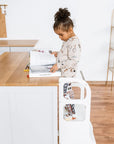 STEP UP Adjustable Height Helper Tower - White