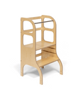 STEP UP Adjustable Height Helper Tower - Natural Wood
