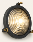 Wroxham Pewter Round Bulkhead Wall or Ceiling Light - IP65