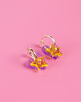 Heart & Star Hoop Earrings