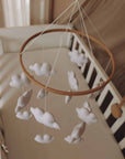 Handmade Clouds baby mobile-5