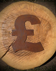 12″ Rusty Fat Font Metal Letters For The Home And Garden A–Z & 0–9