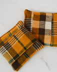 Hand Warmers – Soft Burnt Orange Highland Tartan