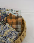 Hand Warmers – Soft Burnt Orange Highland Tartan