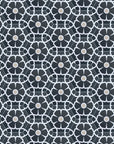 Luxury ELLA porcelain tile, premium hexagon floral pattern, black white pink, anti-slip outdoor indoor, no sealing required by Maria Starling Design at brixbailey.com