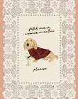 Fetch Me A Weenie Martini - Blonde Dachshund Print