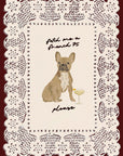 Fetch Me A French 75 - Fawn French Bulldog Print