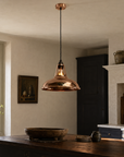 Cawston Solid Copper Coolicon Lampshade Pendant Light - 11 Inch