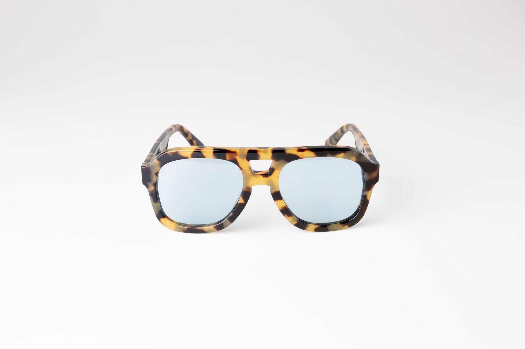 A Reecy Family Favourite: Sustainable Tortoiseshell Aviator Sunglasses with Blue Lenses – Ocean Blue Collection by Reecy at brixbailey.com