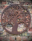Rusty Tree Of Life Garden Decoration